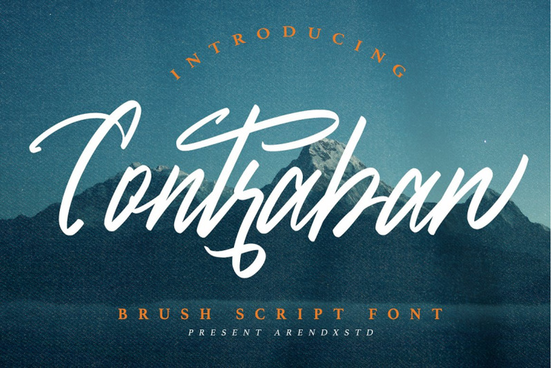 contraban-brush-script