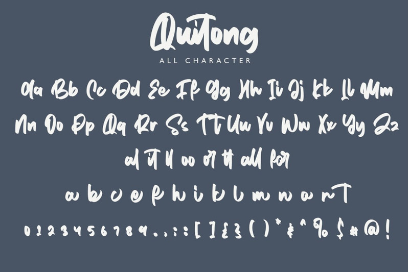quitong-handwritten-font