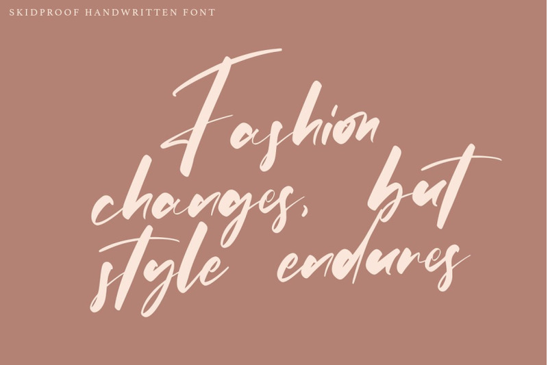 skidproof-stylish-handwritten-font