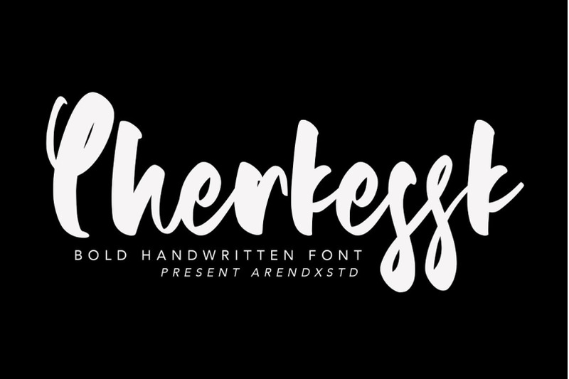 cherkessk-bold-handwritten-font