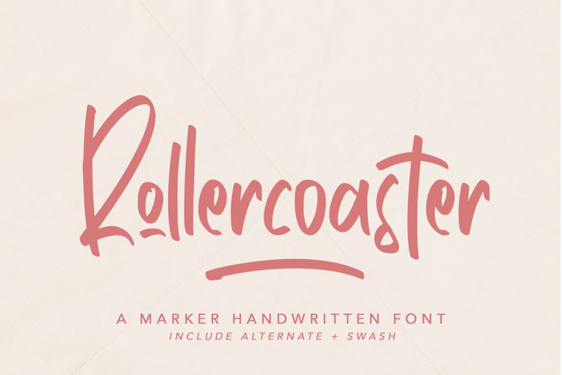 rollercoaster-marker-font