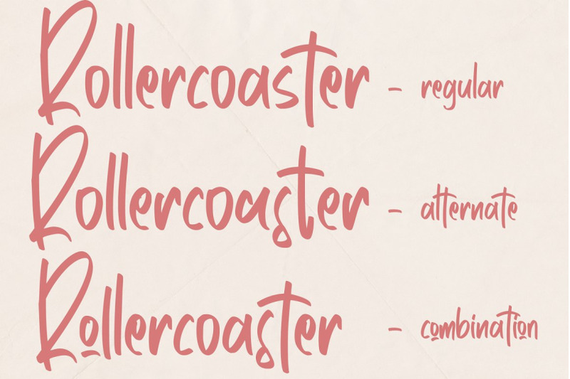 rollercoaster-marker-font