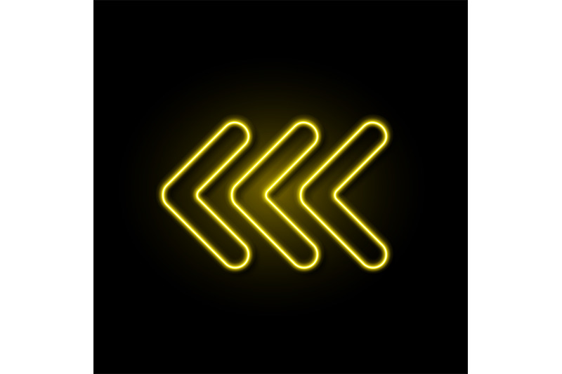 neon-arrow-realistic-glowing-yellow-sign-abstract-electricity-colore