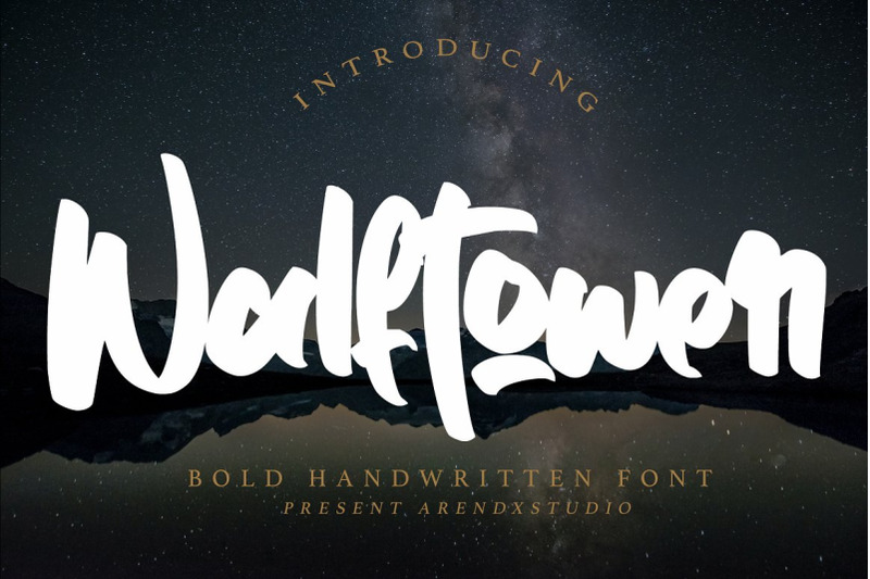 walftower-bold-handwritten-font