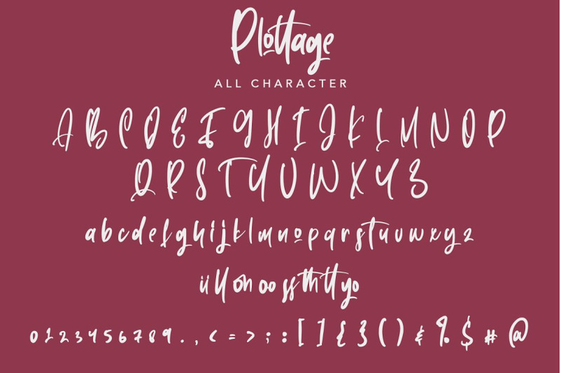 plottage-handwritten-font