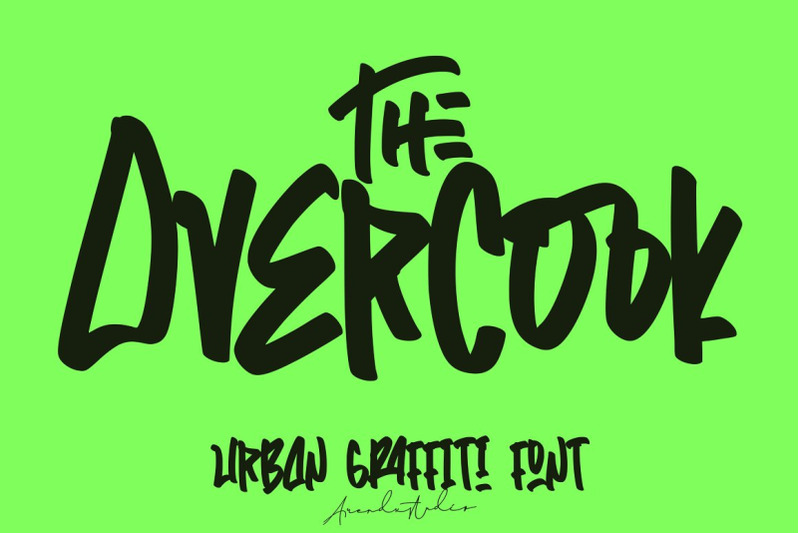 the-overcook-graffiti-font