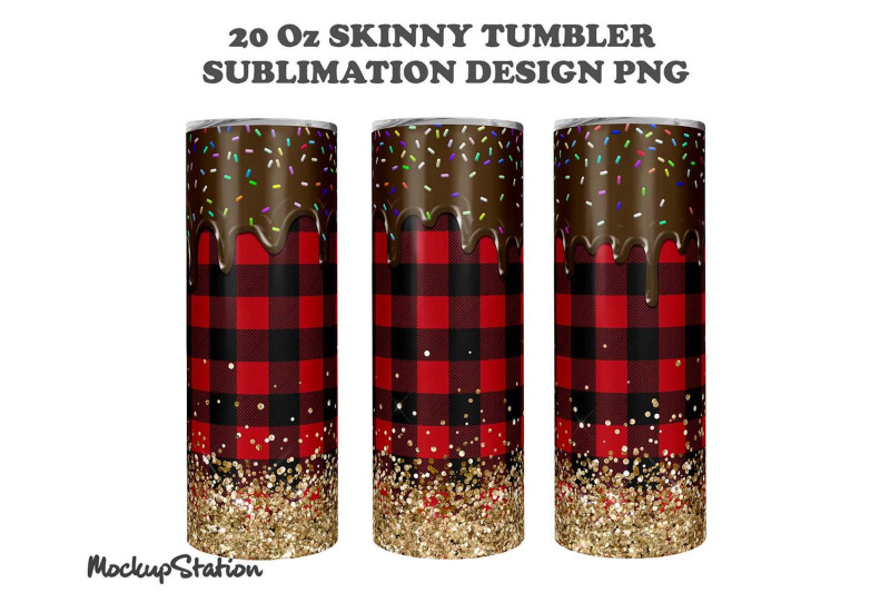 christmas-tumbler-png-sublimation-design-20oz-skinny-plaid-design