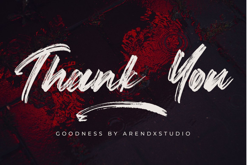 goodness-handwritten-brush-font