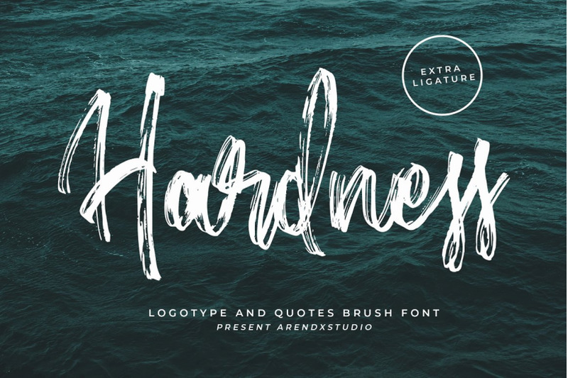 hardness-brush-script-font