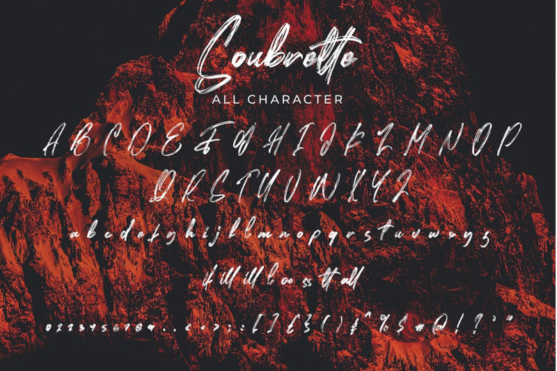soubrette-textured-brush-font