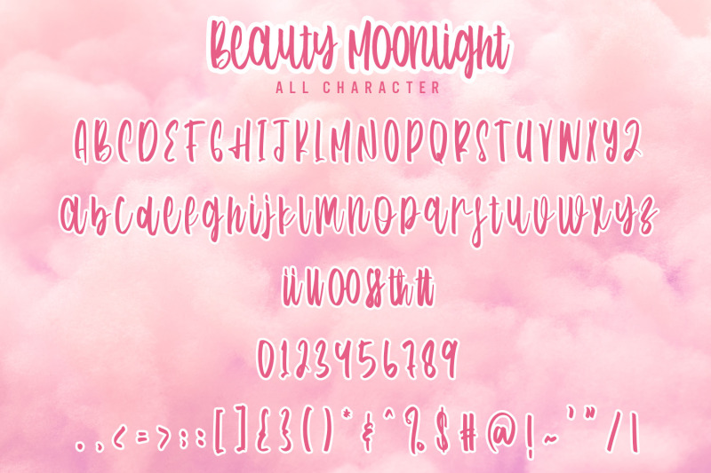 beauty-moonlight-cute-font