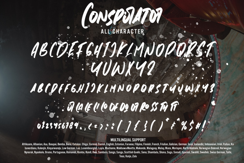 conspirator-brush-font