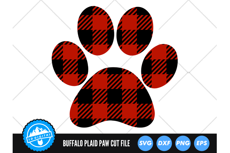 buffalo-plaid-animal-paw-svg-dog-paw-svg