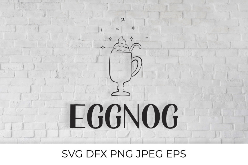 eggnog-hand-drawn-lettering-and-glass