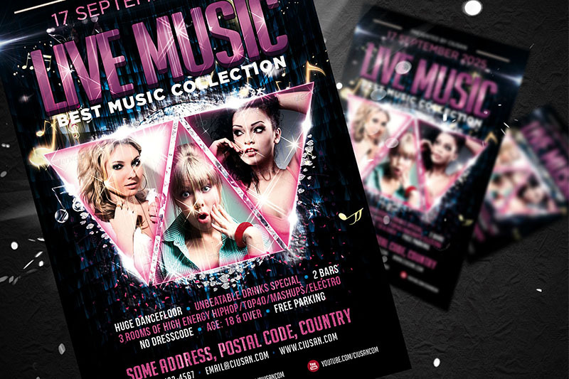 live-music-flyer-template