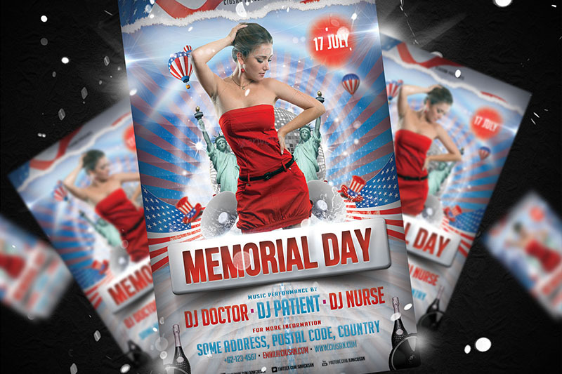 memorial-day-flyer-template