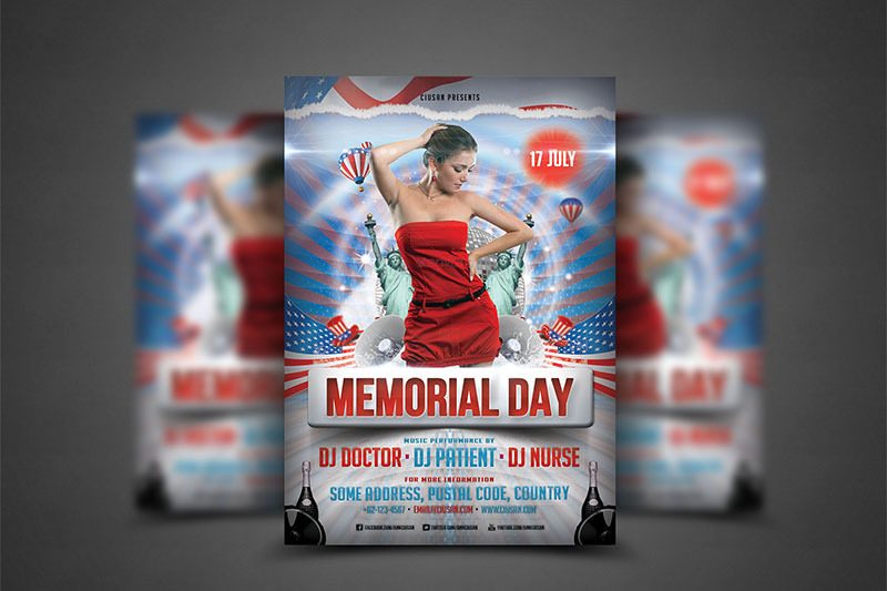 memorial-day-flyer-template