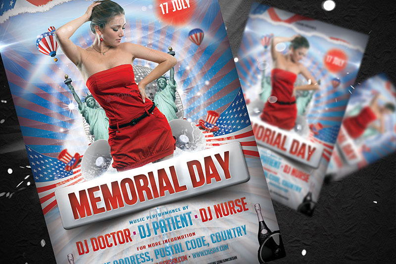 memorial-day-flyer-template