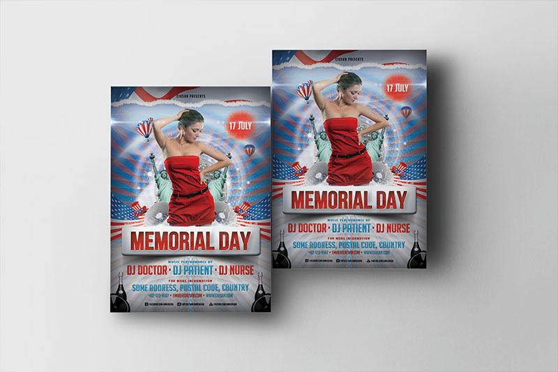 memorial-day-flyer-template