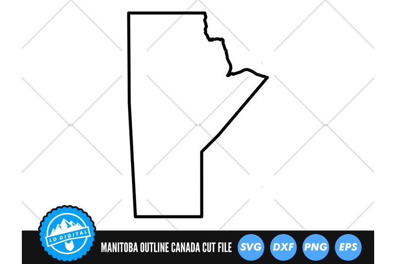 Manitoba SVG | Canadian Provinces SVG By LD Digital | TheHungryJPEG