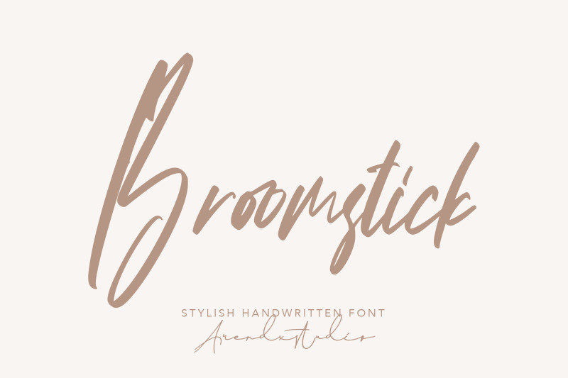 broomstick-stylish-handwritten