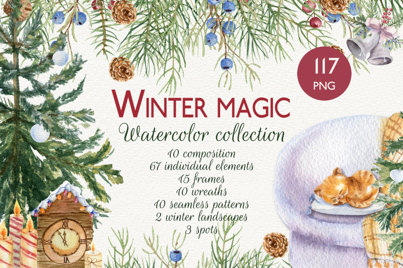 winter-magic-watercolor-collection