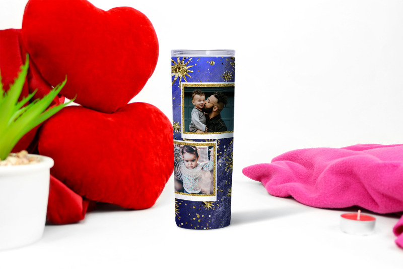 gold-stars-photo-tumbler-wrap