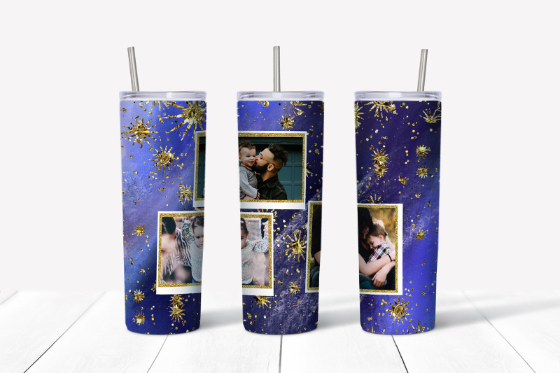 gold-stars-photo-tumbler-wrap