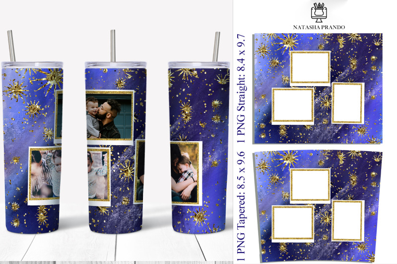 gold-stars-photo-tumbler-wrap