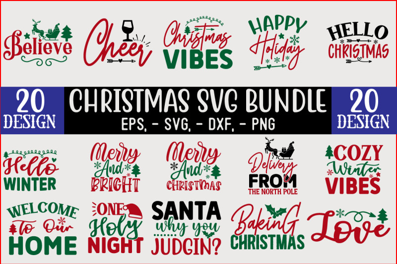 christmas-svg-t-shirt-design-bundle