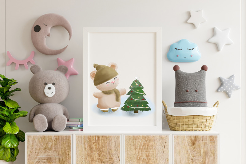 winter-bear-with-christmas-tree-illustration-sublimation