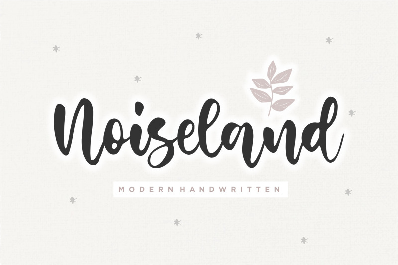 noiseland-modern-handwritten-font
