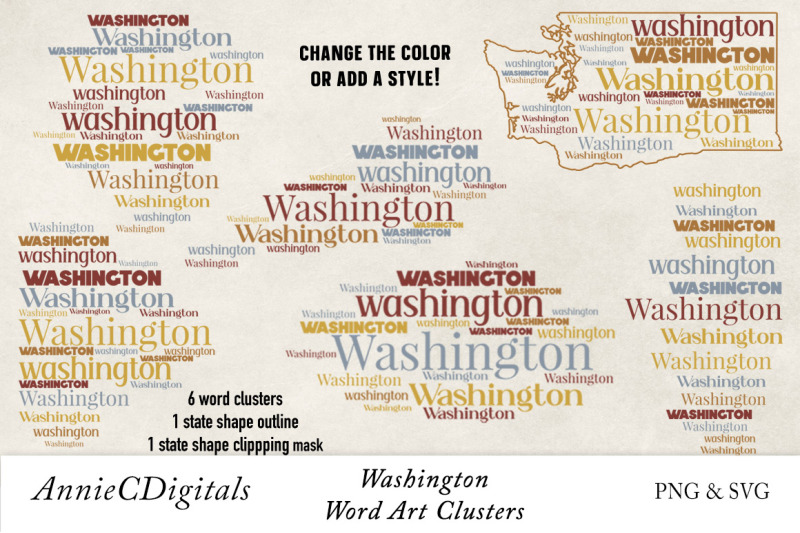 washington-state-word-clusters-word-cloud