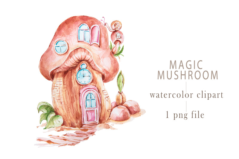 watercolor-magic-mushroom-house-clipart-1-png-file