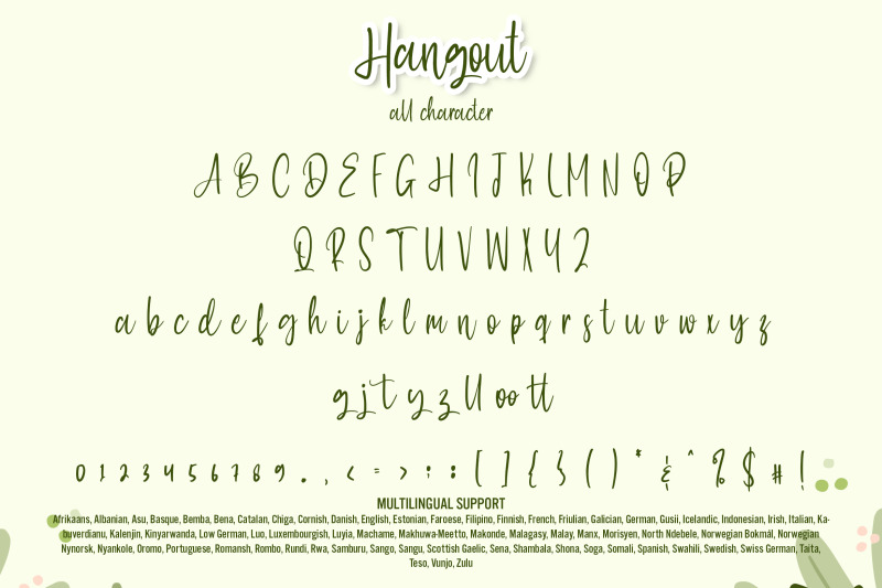 hangout-cute-script-font