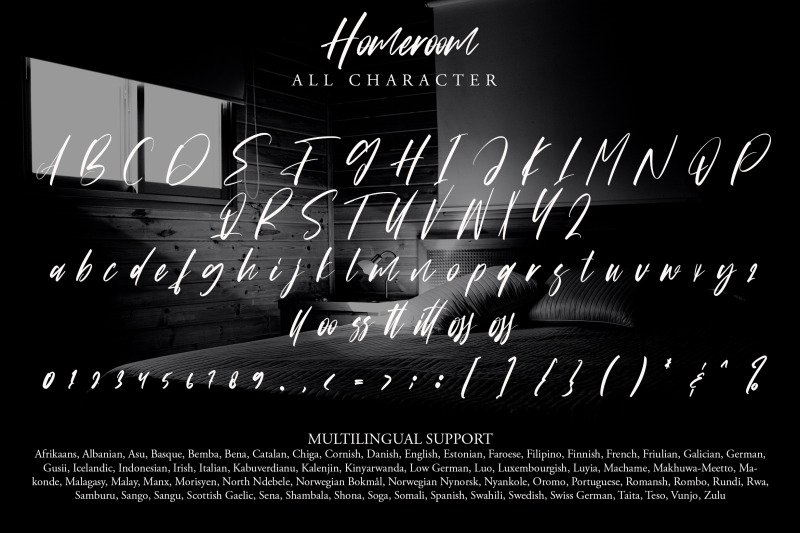 homeroom-stylish-script-font