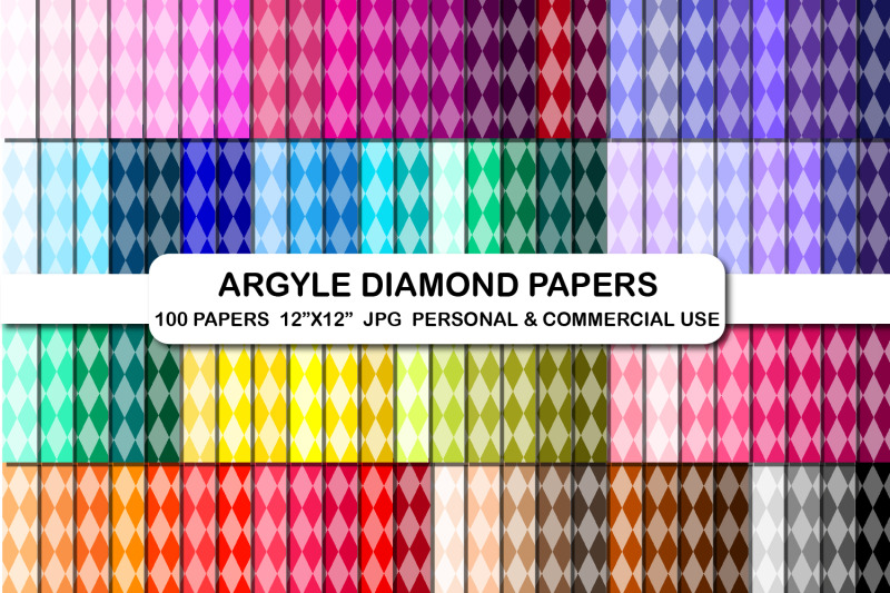 100-argyle-diamond-digital-papers-argyle-pattern-background
