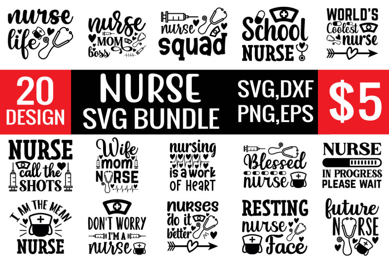 nurse-svg-bundle