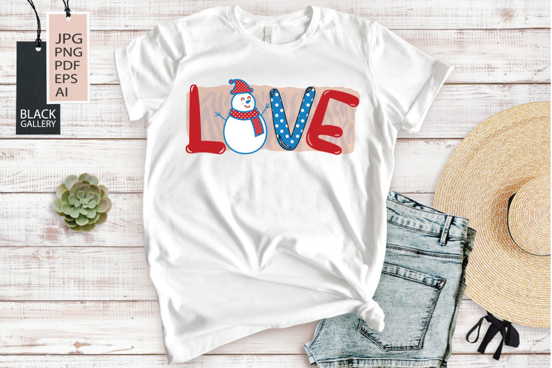 love-christmas-sublimation