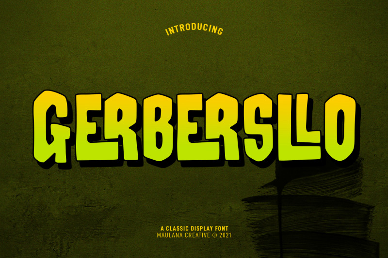 gerbersllo-display-font