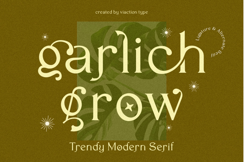 garlich-grow-trendy-modern-serif