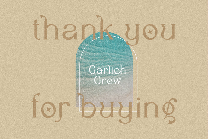 garlich-grow-trendy-modern-serif