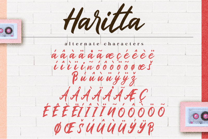 haritta-handwritten-script-font