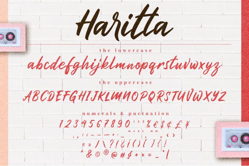 haritta-handwritten-script-font