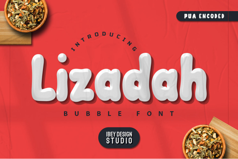 lizadah-bubble-font