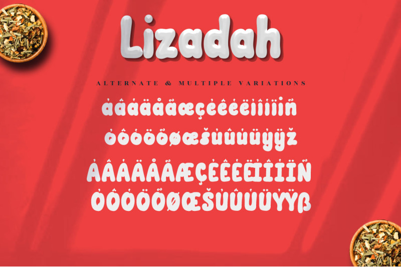 lizadah-bubble-font