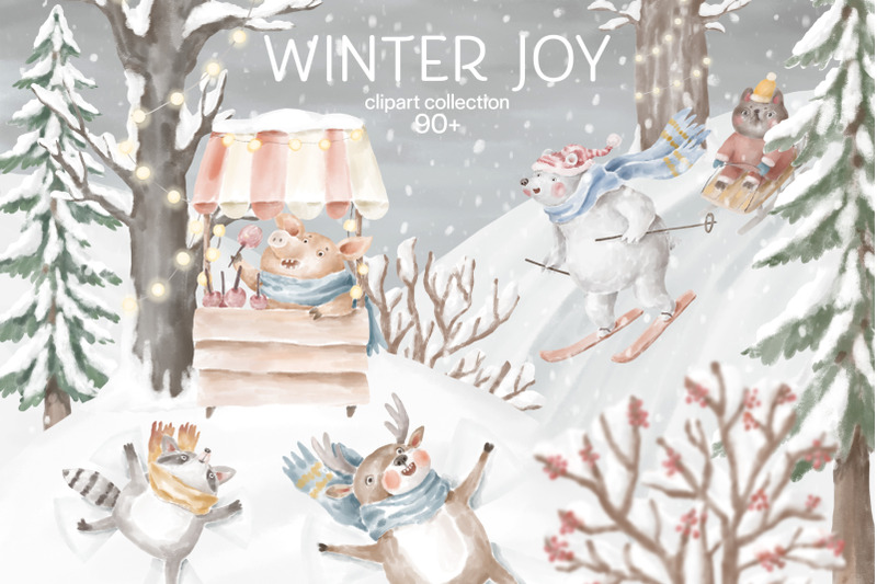 winter-joy-clipart-bundle
