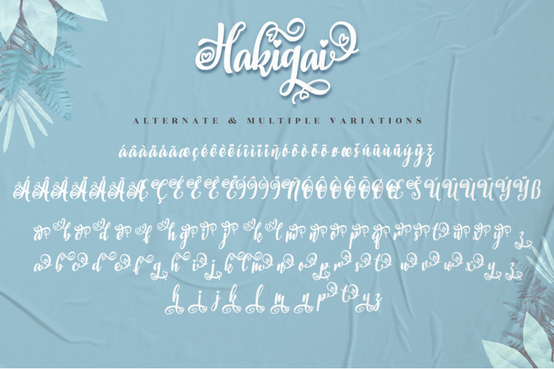 hakigai-heart-font
