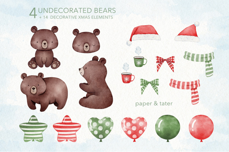 watercolor-christmas-bear-clipart-cute-xmas-woodland-animals-png