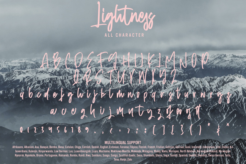 lightness-bold-signature-font